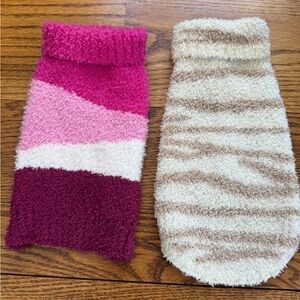 Barefoot Dreams Friends Forever Pet Dog Fuzzy sweaters size XS Xsmall